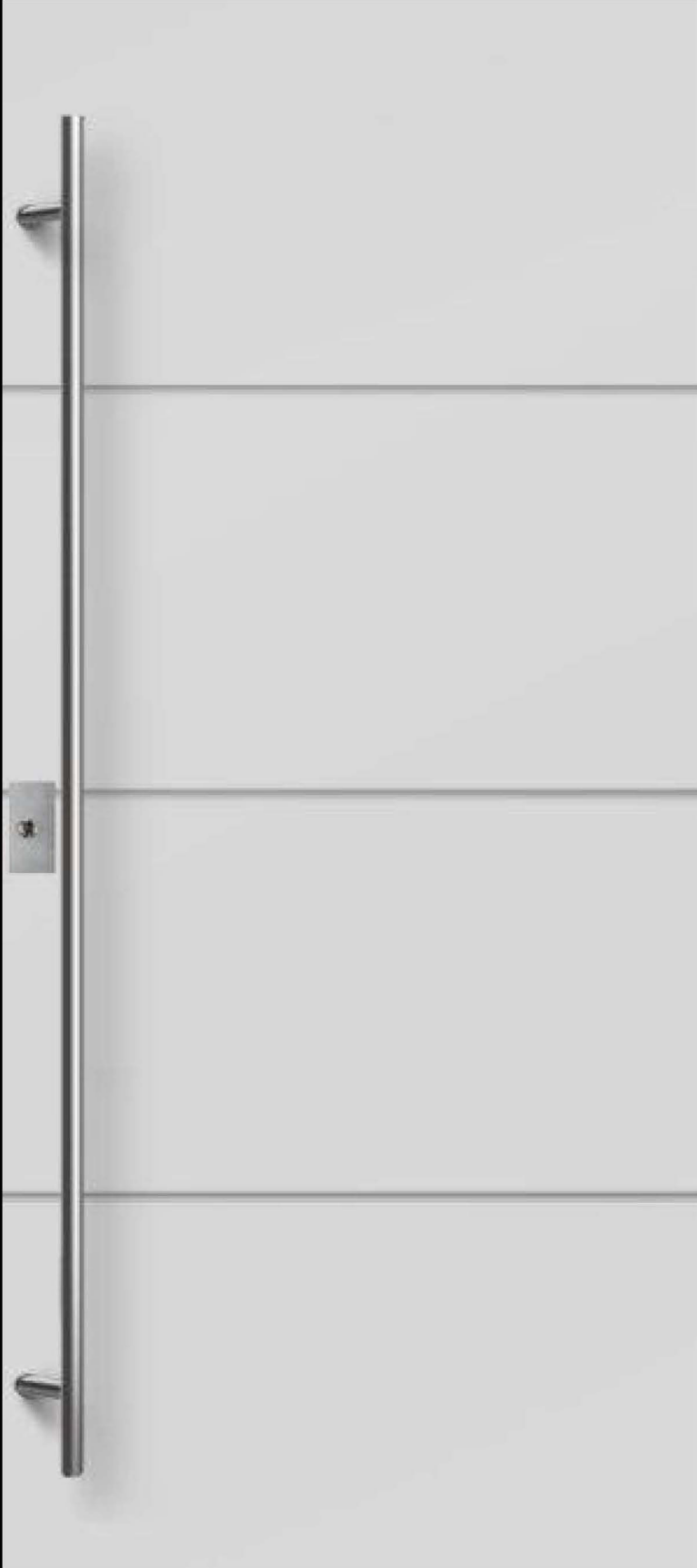 Moderne Aluminium-Haustür mit robustem Design, hoher Sicherheit und wetterfesten Materialien.